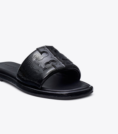Tory Burch Double T Sport Slide - Perfect Black