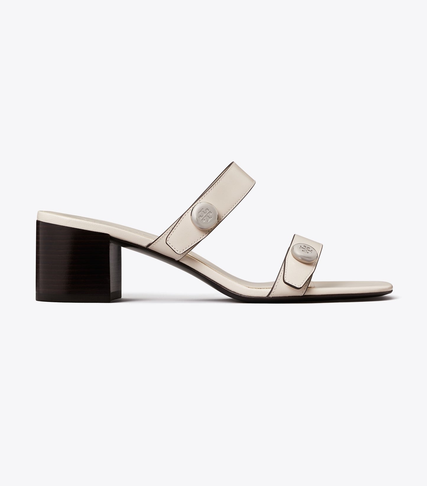 Tory Burch Romy Block-Heel Sandal - Light Cream