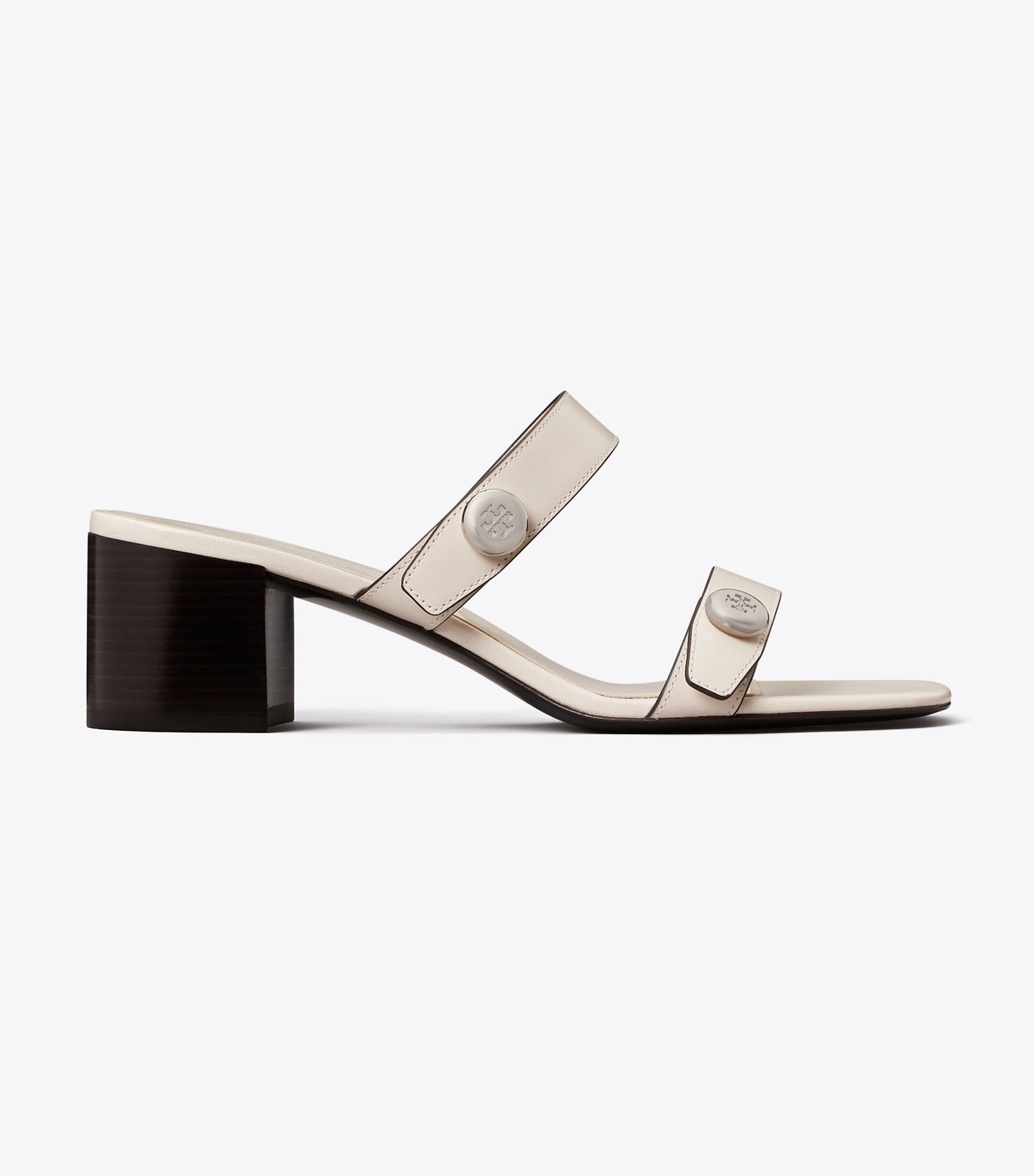 Tory Burch Romy Block-Heel Sandal - Light Cream