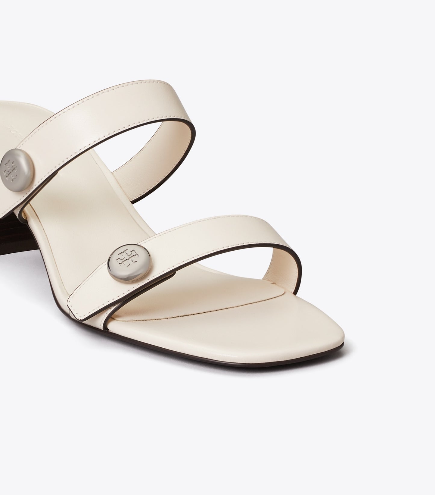 Tory Burch Romy Block-Heel Sandal - Light Cream