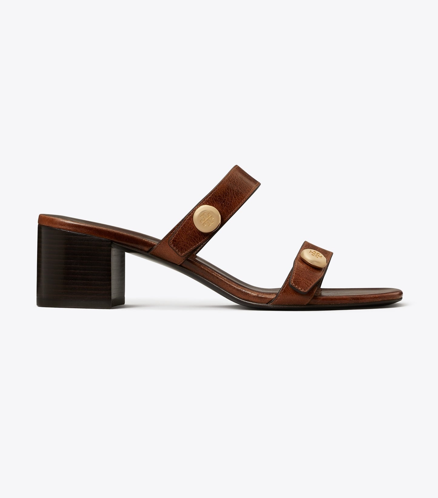 Tory Burch Romy Block-Heel Sandal - Milk Chocolate