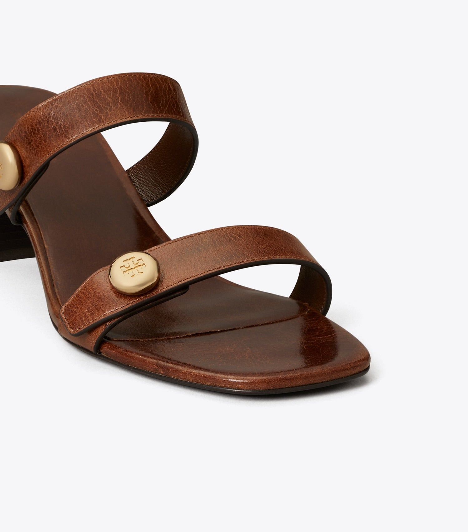 Tory Burch Romy Block-Heel Sandal - Milk Chocolate