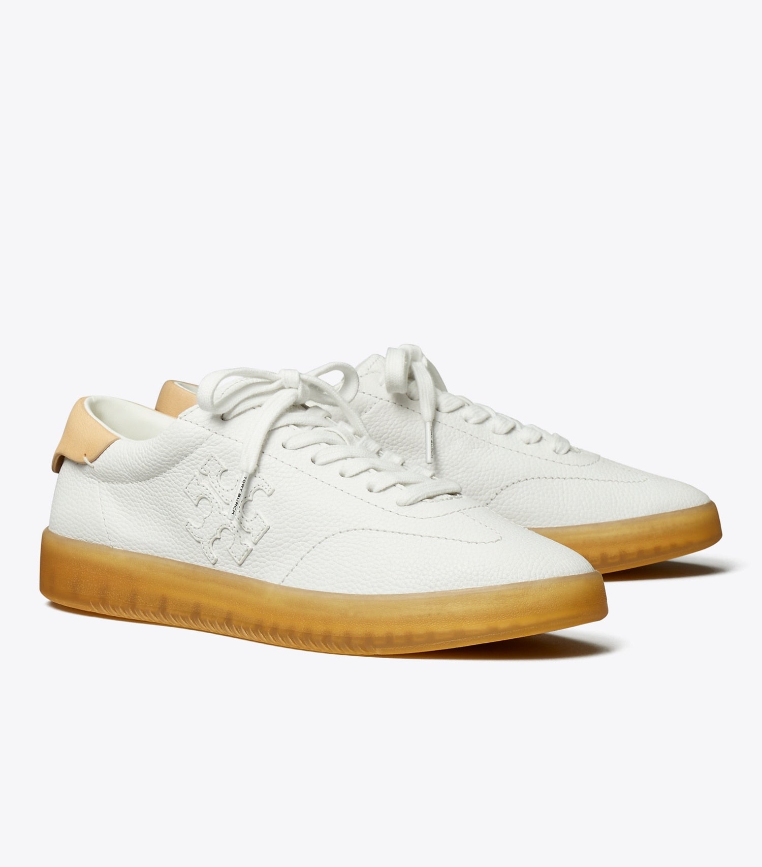 Tory Burch Phoenix Sneaker - White / White / Brushed Almond