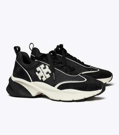 Tory Burch Good Luck Trainer - Perfect Black / New Ivory