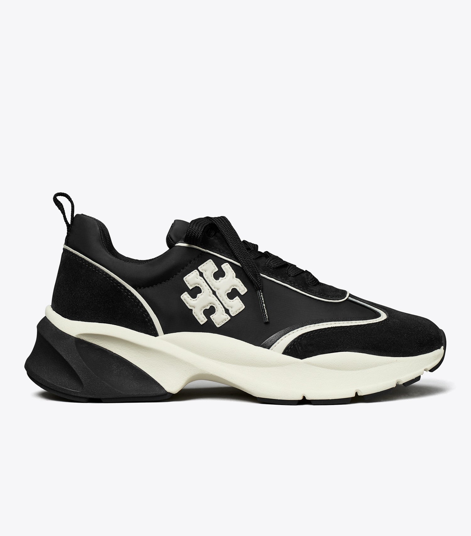 Tory Burch Good Luck Trainer - Perfect Black / New Ivory