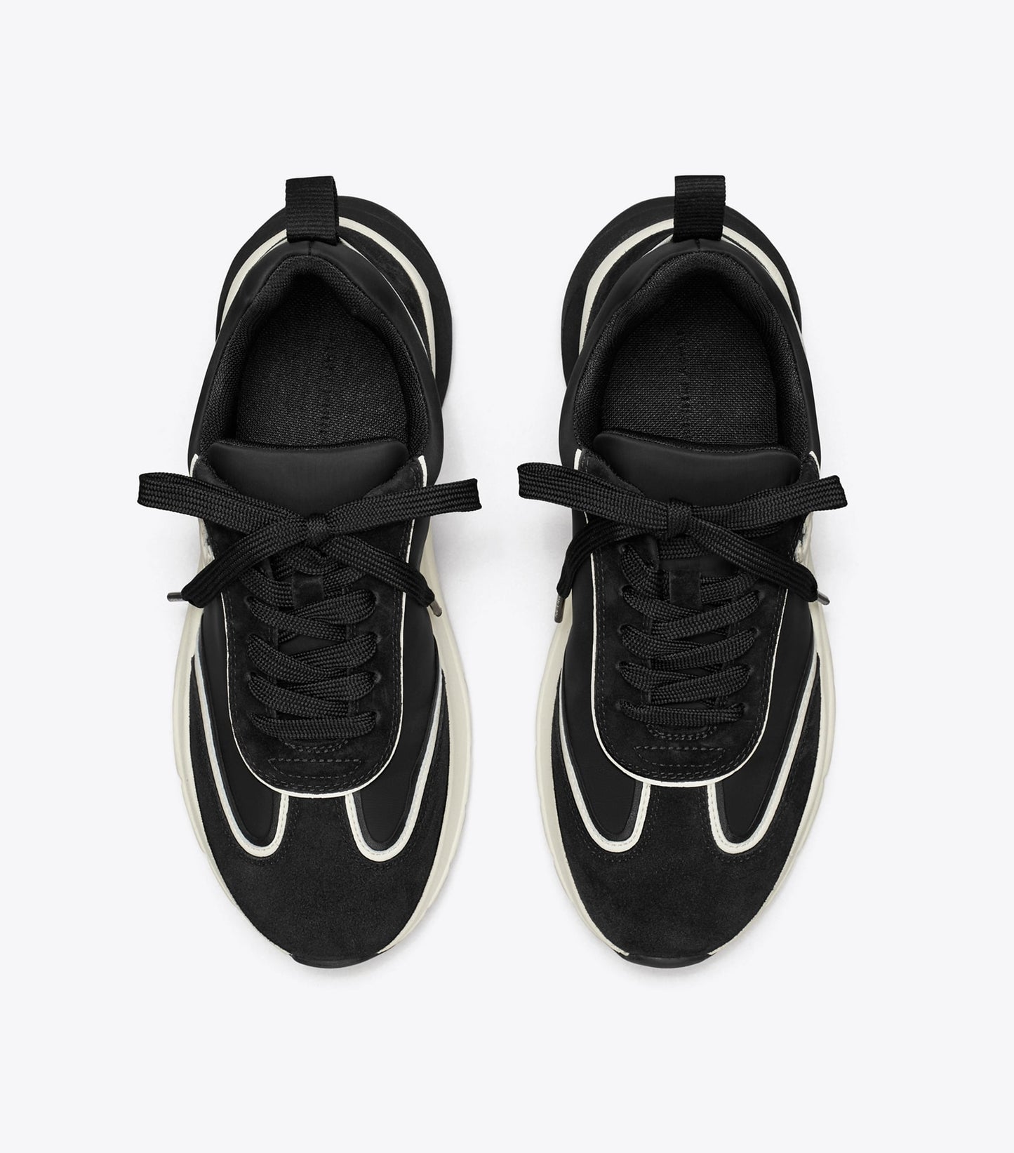 Tory Burch Good Luck Trainer - Perfect Black / New Ivory