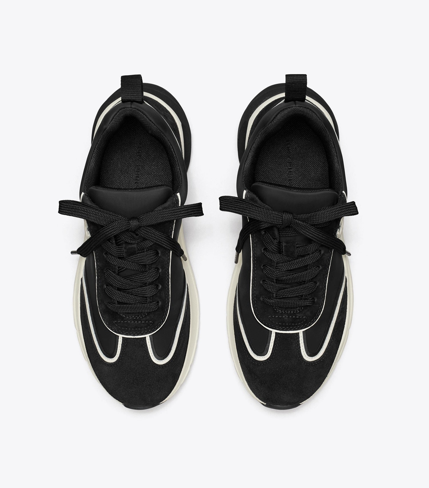 Tory Burch Good Luck Trainer - Perfect Black / New Ivory