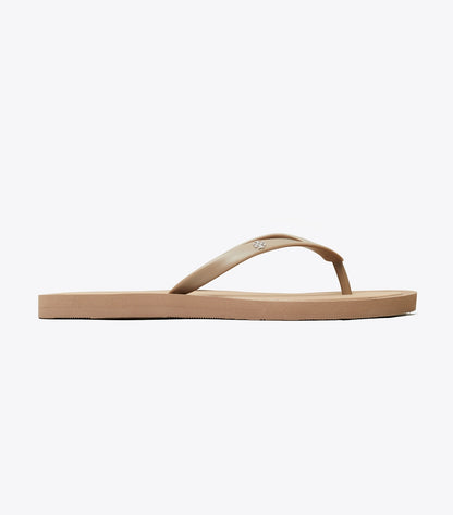 Tory Burch Kira Padded Flip-Flop - Mountain Gray / Silver
