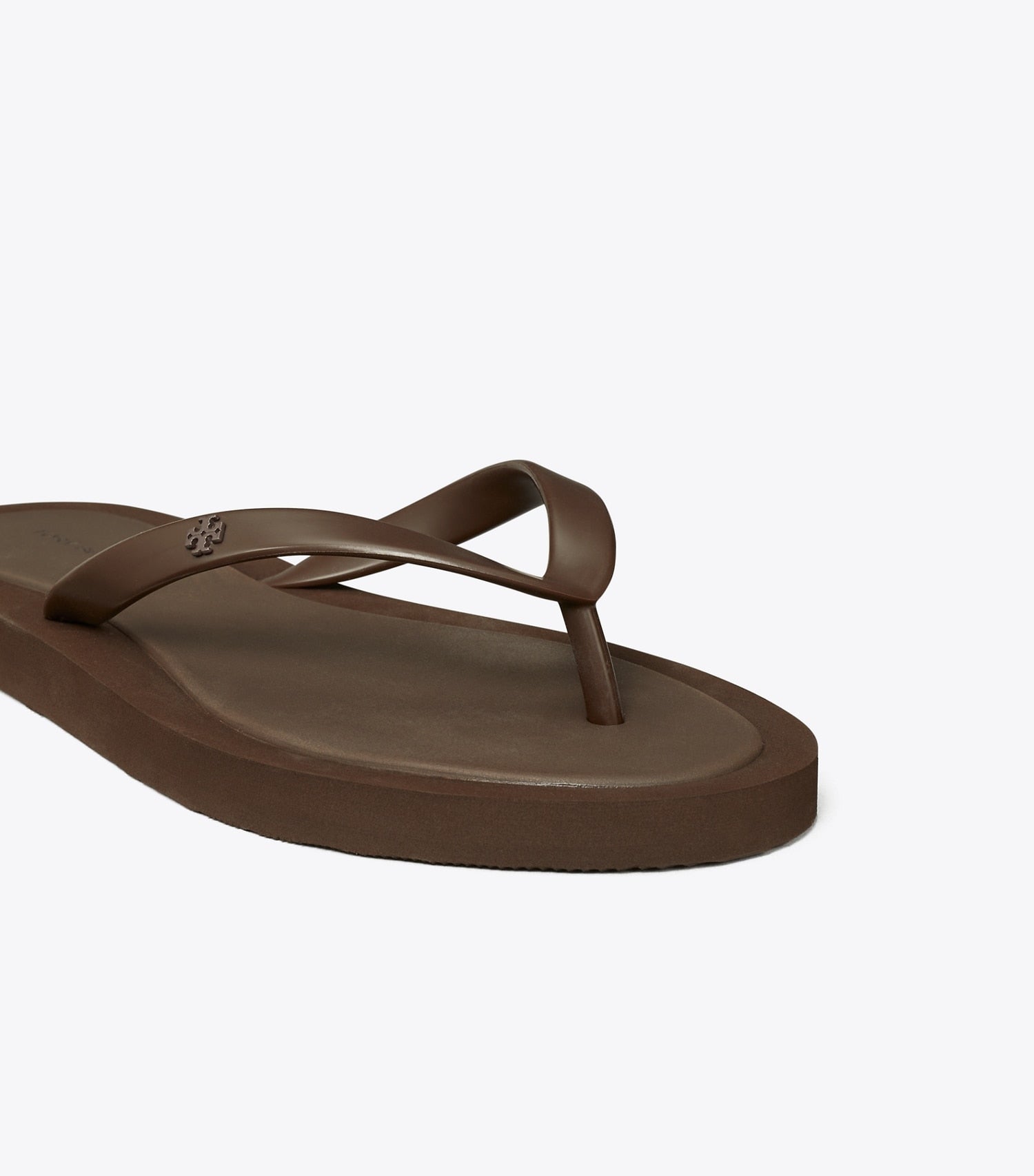 Tory Burch Kira Padded Flip-Flop - Dark Cocoa / Dark Cocoa