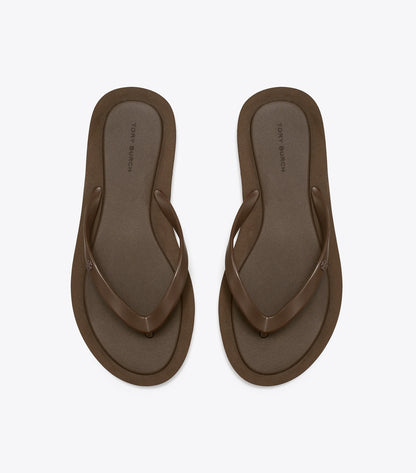 Tory Burch Kira Padded Flip-Flop - Dark Cocoa / Dark Cocoa