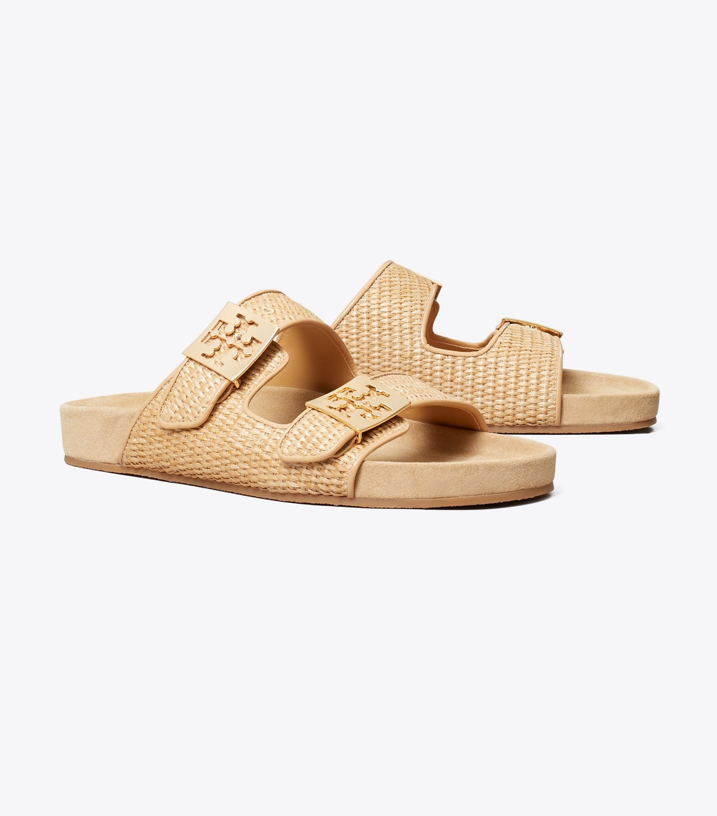 Tory Burch Mellow Woven Sandal - Light Camel / Light Teak