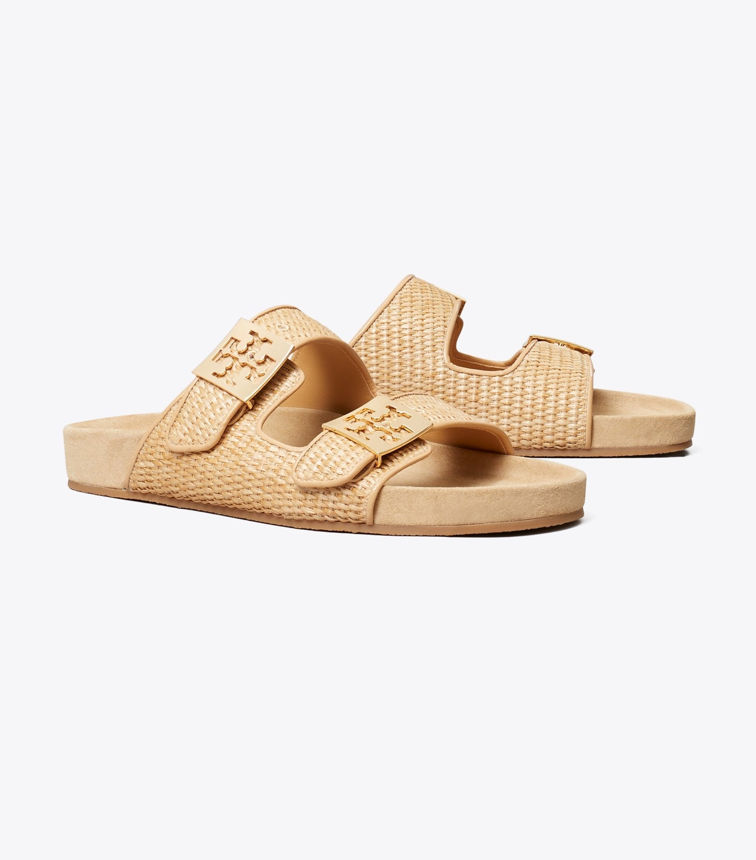 Tory Burch Mellow Woven Sandal - Light Camel / Light Teak