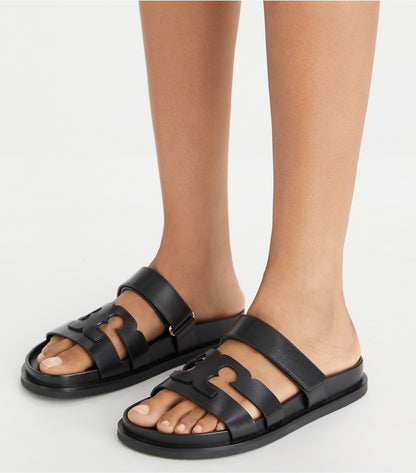 Tory Burch Ines Sport Slide - Perfect Black