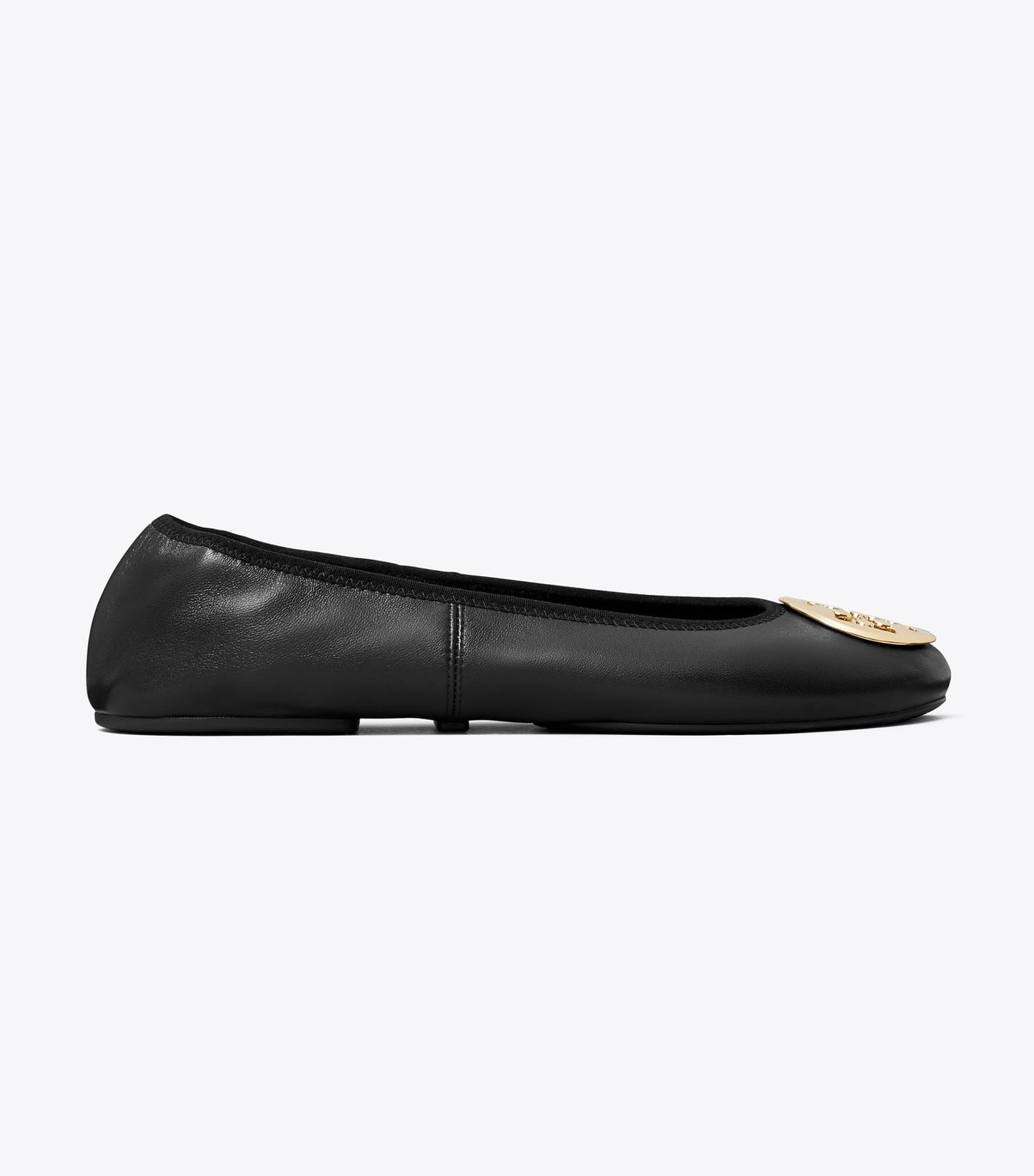 Tory Burch Reva Travel Ballet - Perfect Black / Gold