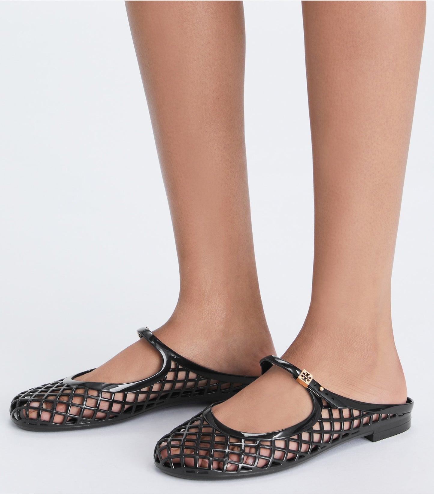 Tory Burch Mellow Mary Jane Jelly - Perfect Black / Black