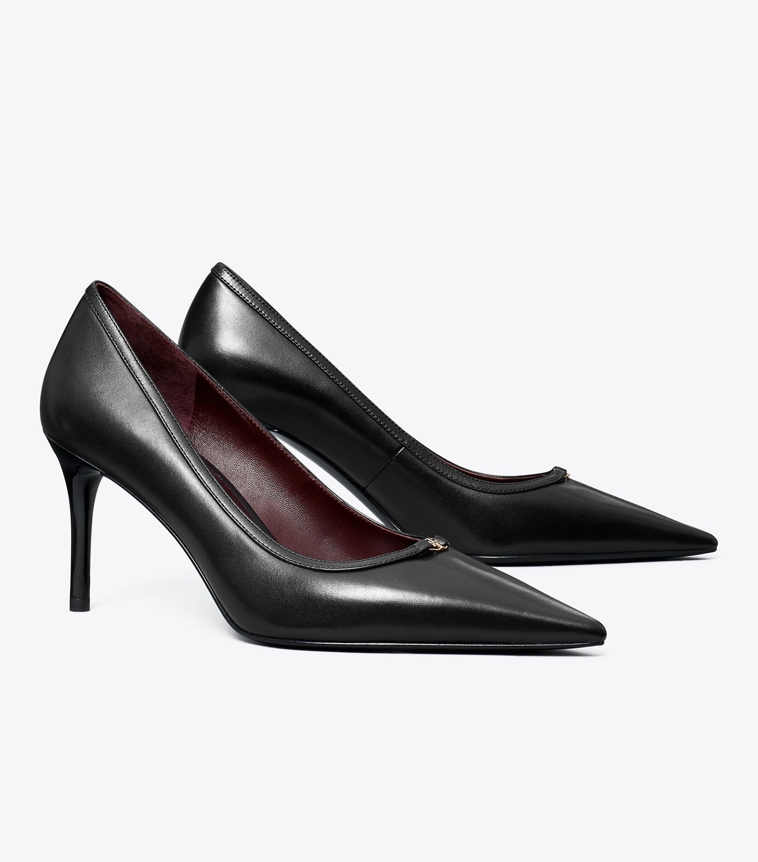 Tory Burch Double T Buckle Pump - Perfect Black / Perfect Black