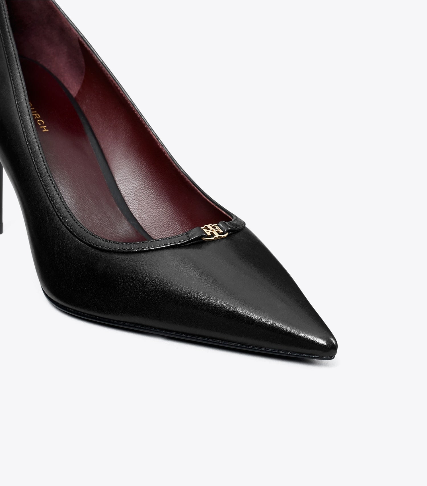 Tory Burch Double T Buckle Pump - Perfect Black / Perfect Black