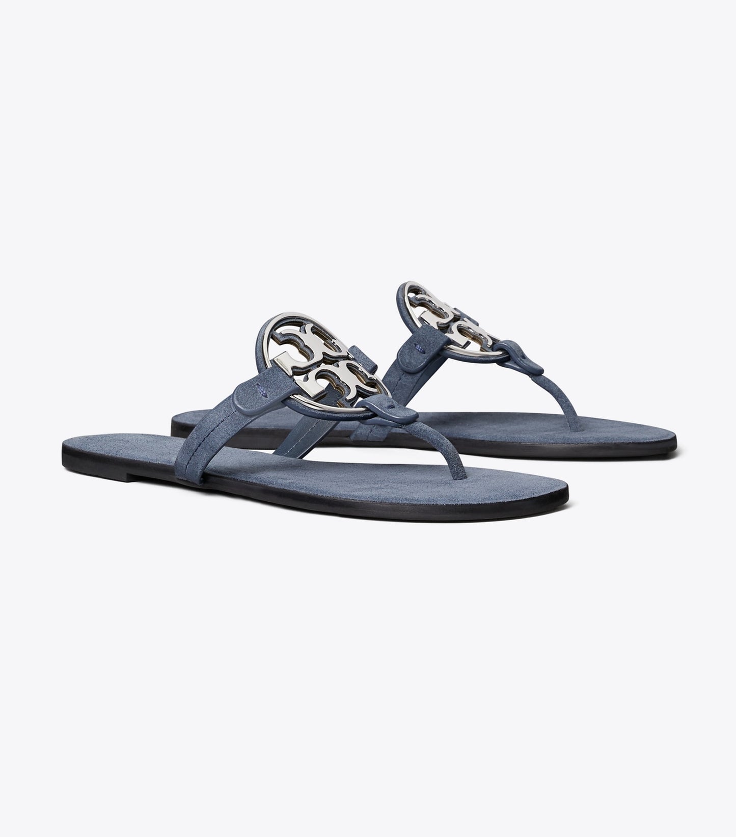 Tory Burch Metal Miller - Deep Wave / Silver