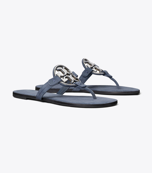 Tory Burch Metal Miller - Deep Wave / Silver
