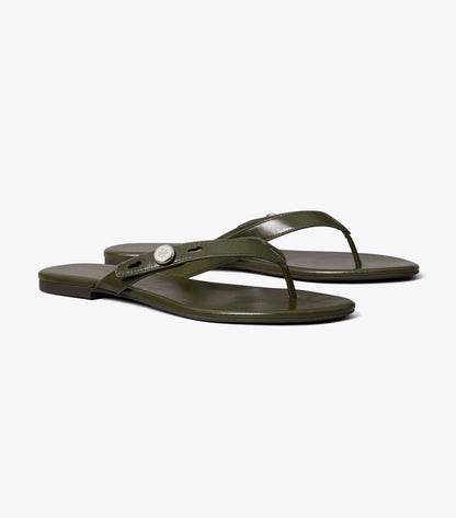 Tory Burch Romy Flip-Flop - Dark Olive
