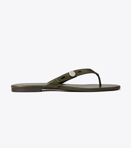 Tory Burch Romy Flip-Flop - Dark Olive