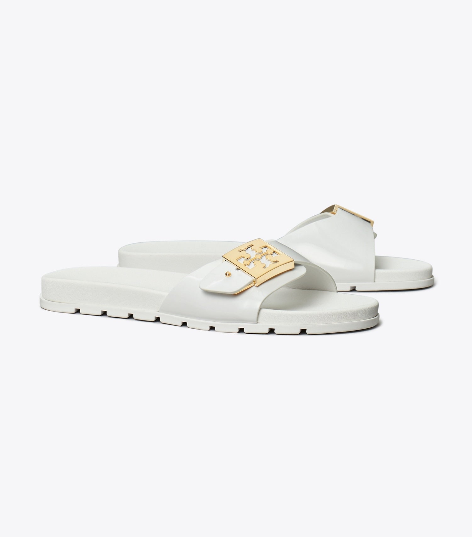 Tory Burch Mellow Slide - White / Gold