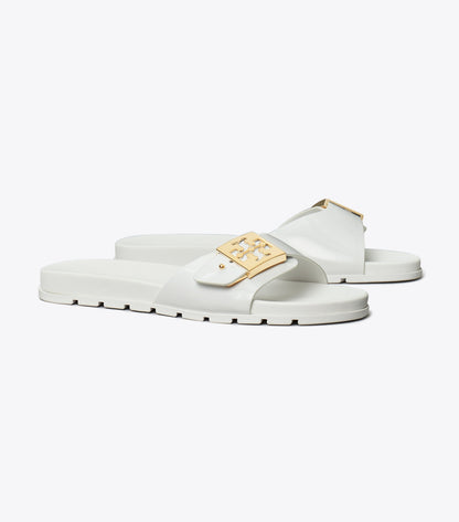 Tory Burch Mellow Slide - White / Gold