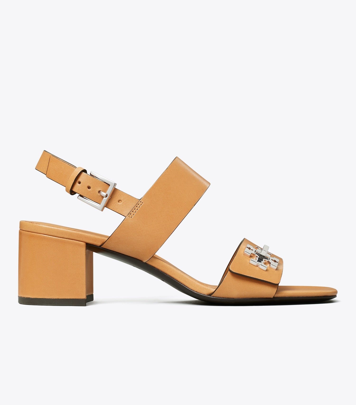 Tory Burch Turnlock Heeled Sandal - Camello