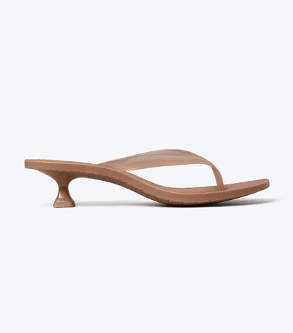 Tory Burch Jelly Heel Flip-Flop - Almond Flour / Almond Flour
