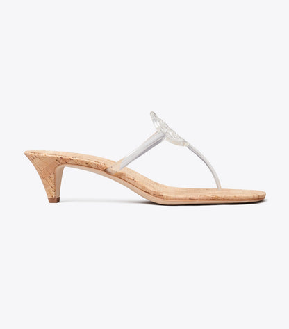Tory Burch Miller Jelly Kitten Heel - Clear