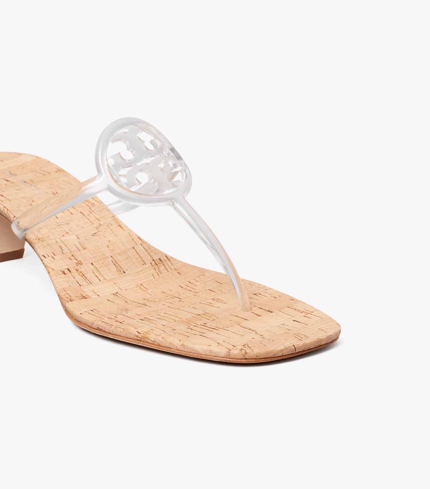 Tory Burch Miller Jelly Kitten Heel - Clear