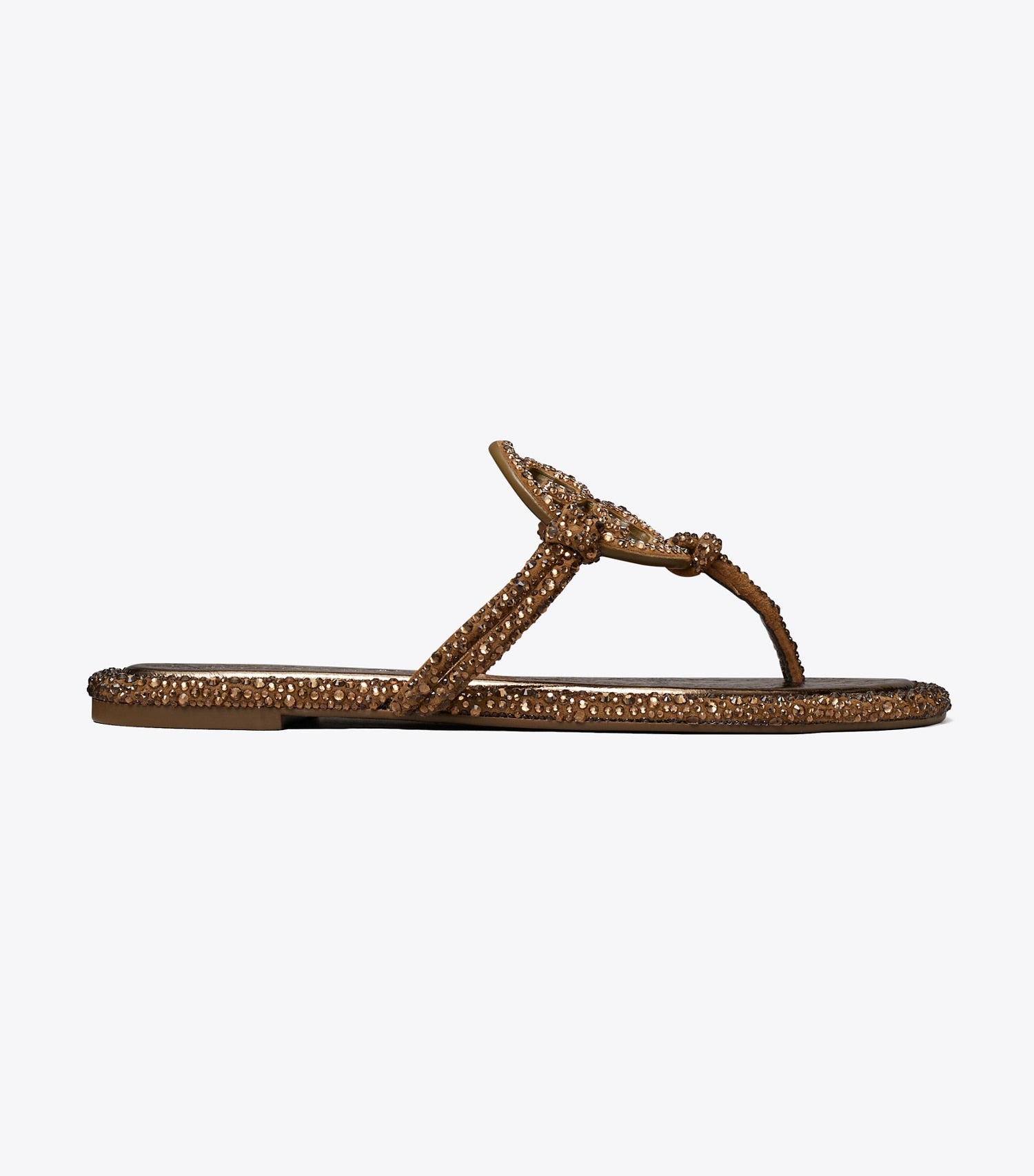 Tory Burch Miller Crystal Knotted Sandal - Copper