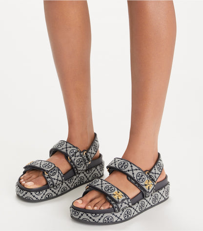 Tory Burch T Monogram Kira Sport Sandal - Perfect Navy