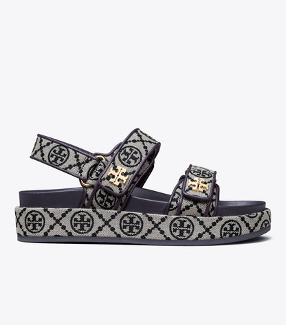 Tory Burch T Monogram Kira Sport Sandal - Perfect Navy