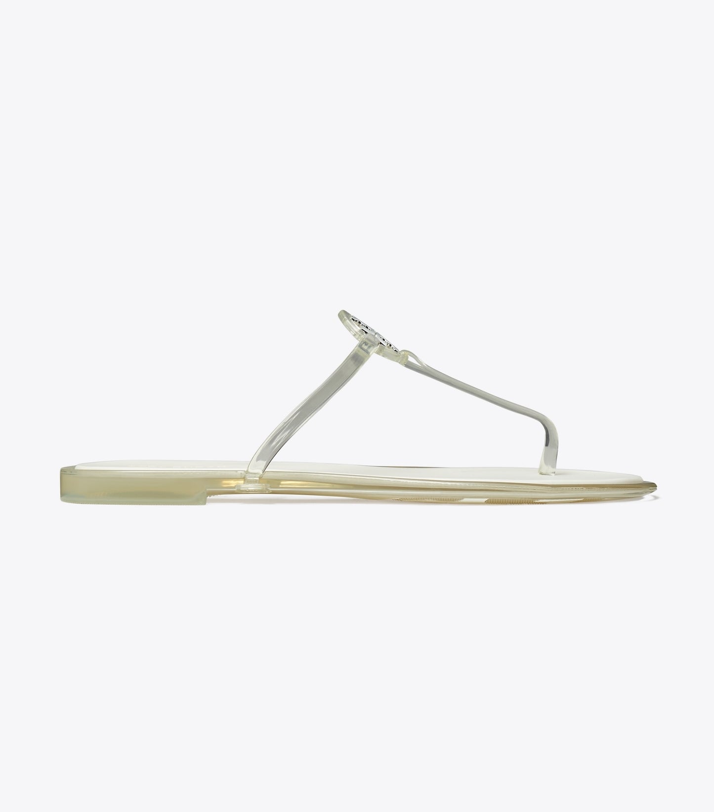 Tory Burch Mini Miller Jelly Sandal - Clear / Silver