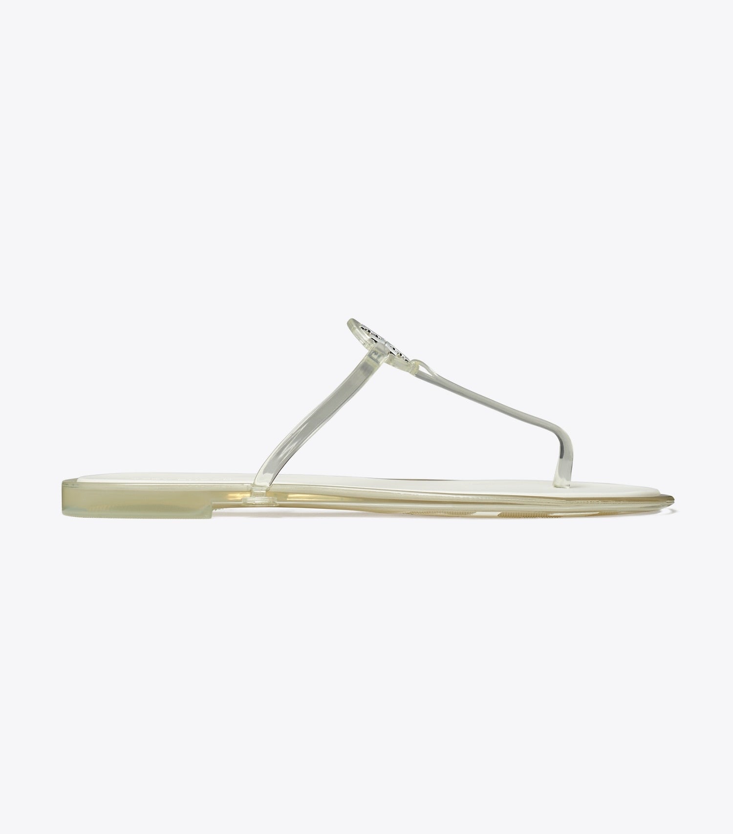 Tory Burch Mini Miller Jelly Sandal - Clear / Silver