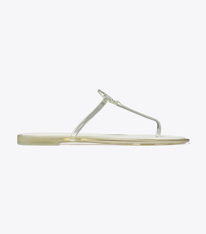 Tory Burch Mini Miller Jelly Sandal - Clear / Silver