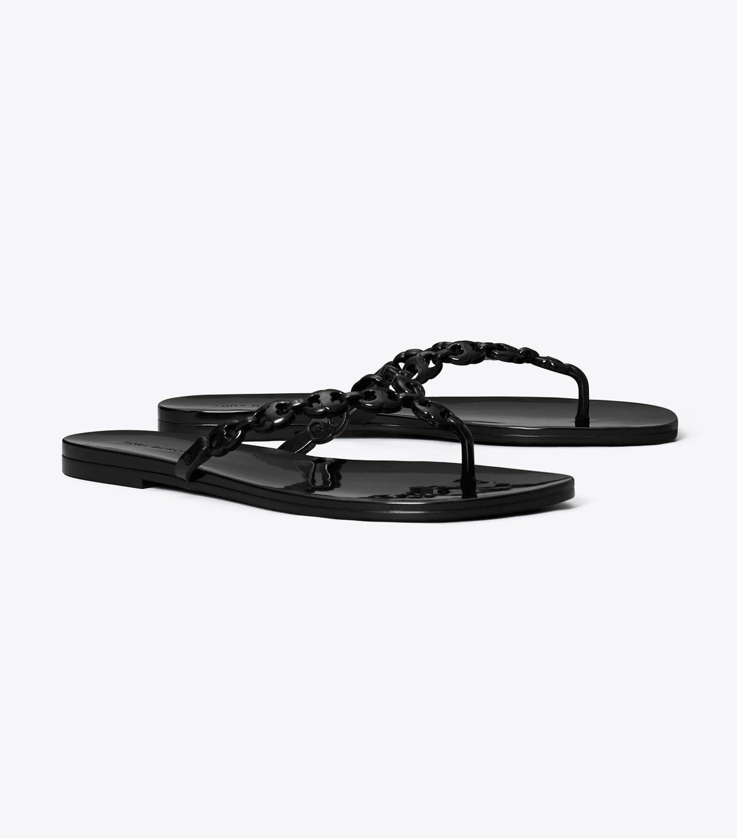 Tory Burch Gemini Link Jelly Flip-Flop - Black