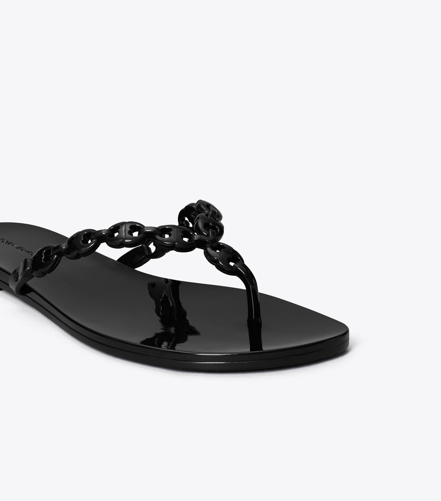 Tory Burch Gemini Link Jelly Flip-Flop - Black