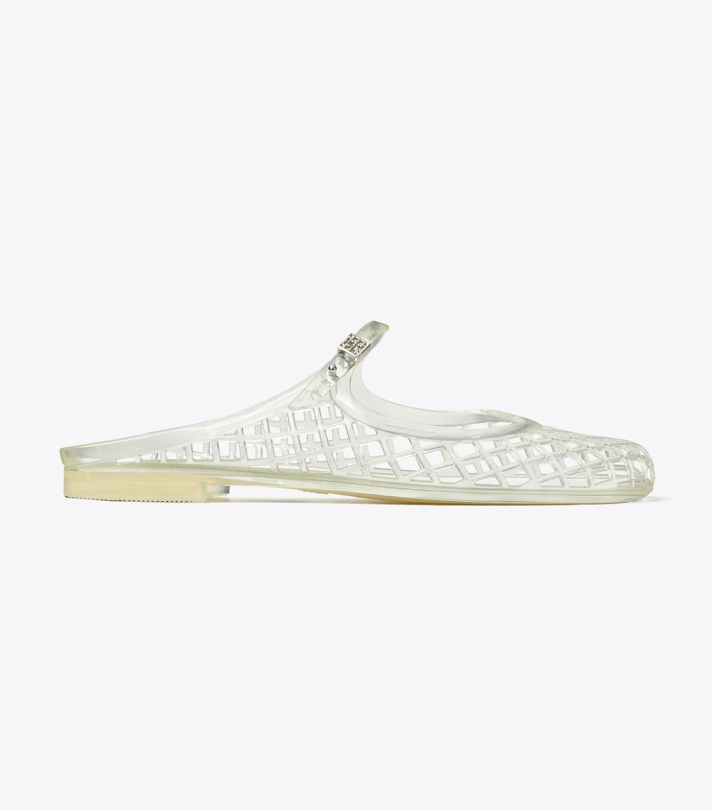 Tory Burch Mellow Mary Jane Jelly - Clear / Silver