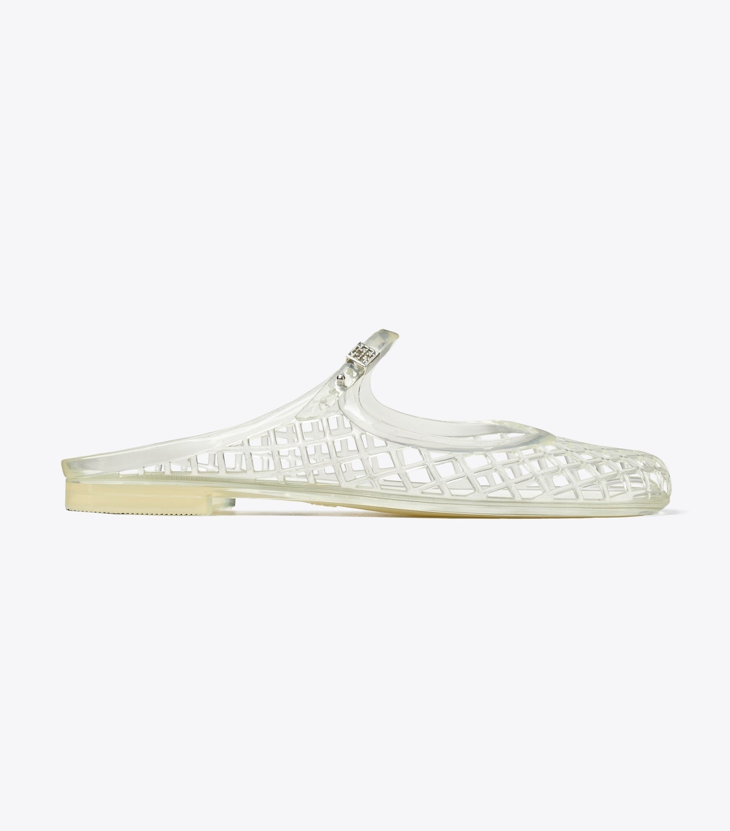 Tory Burch Mellow Mary Jane Jelly - Clear / Silver