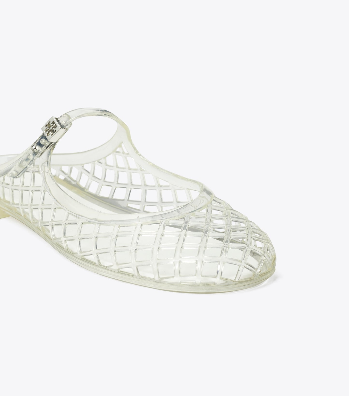 Tory Burch Mellow Mary Jane Jelly - Clear / Silver