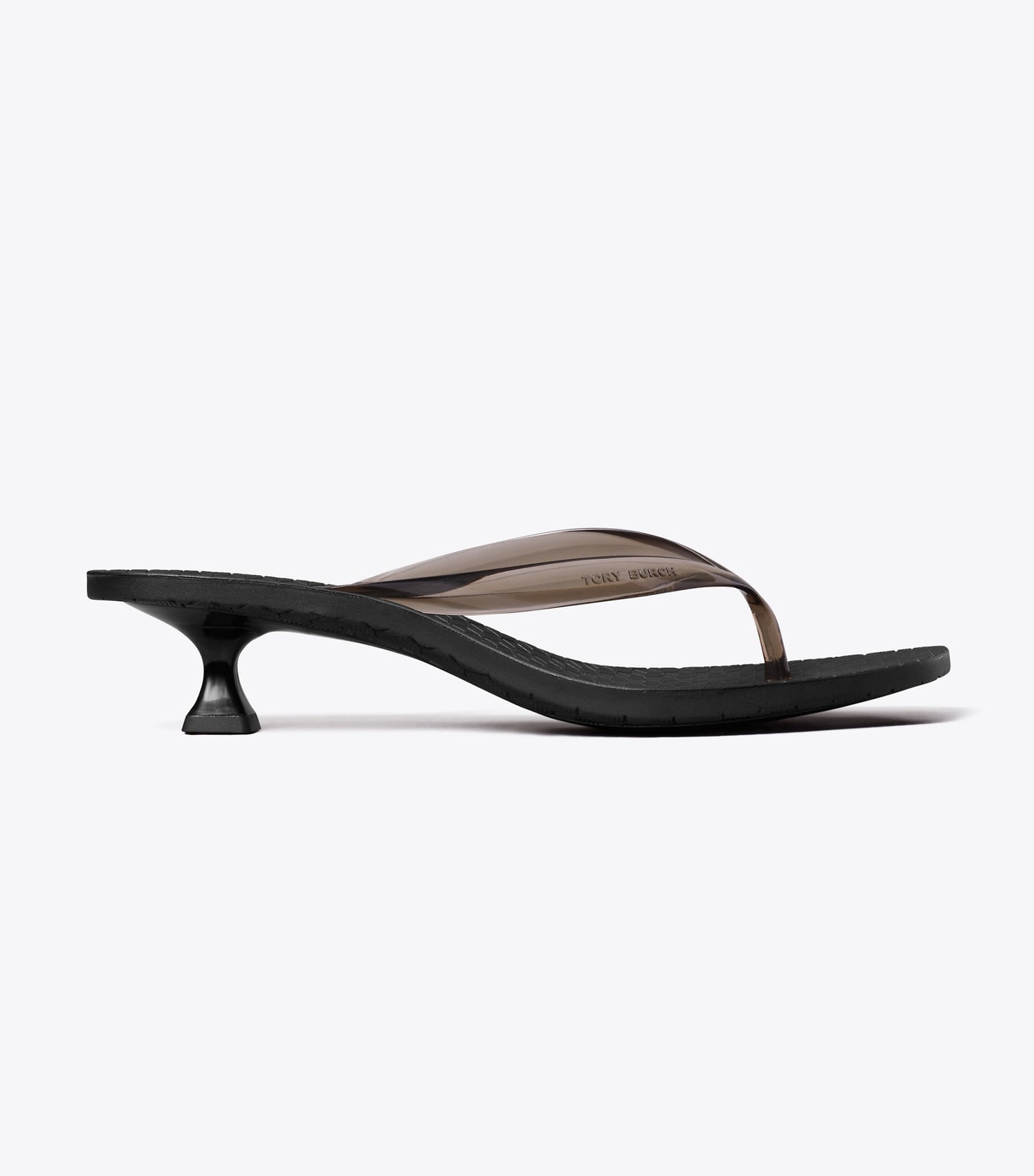 Tory Burch Jelly Heel Flip-Flop - Black / Black