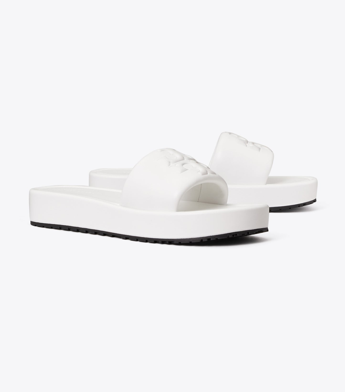 Tory Burch Double T Sport Platform Slide - Cirrus Cloud