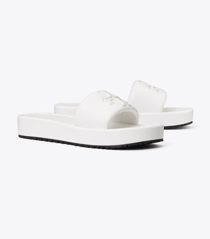 Tory Burch Double T Sport Platform Slide - Cirrus Cloud