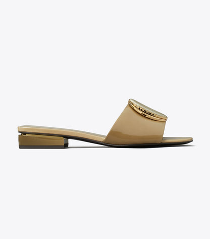 Tory Burch Patos Heeled Slide - Palo Santo