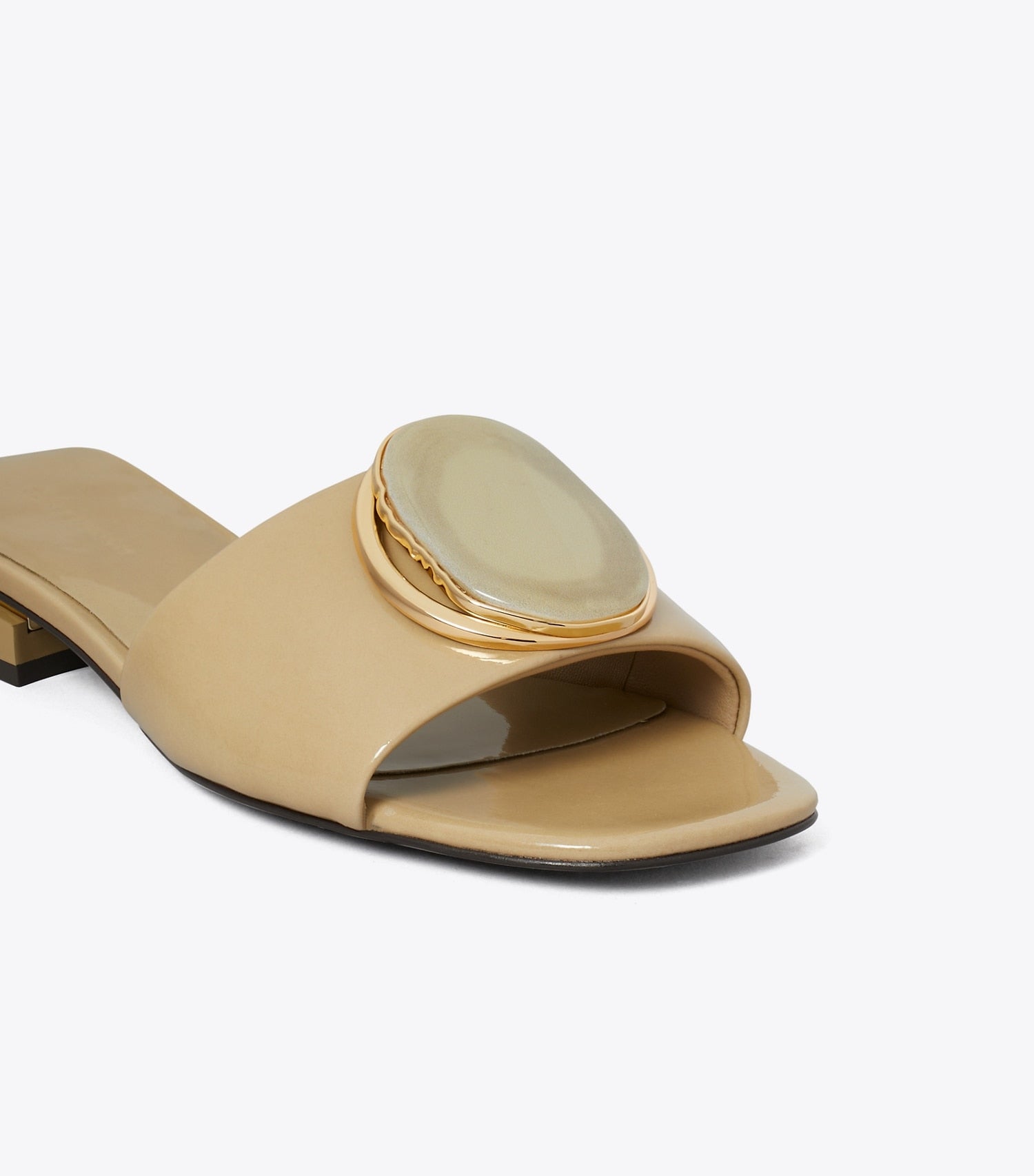 Tory Burch Patos Heeled Slide - Palo Santo