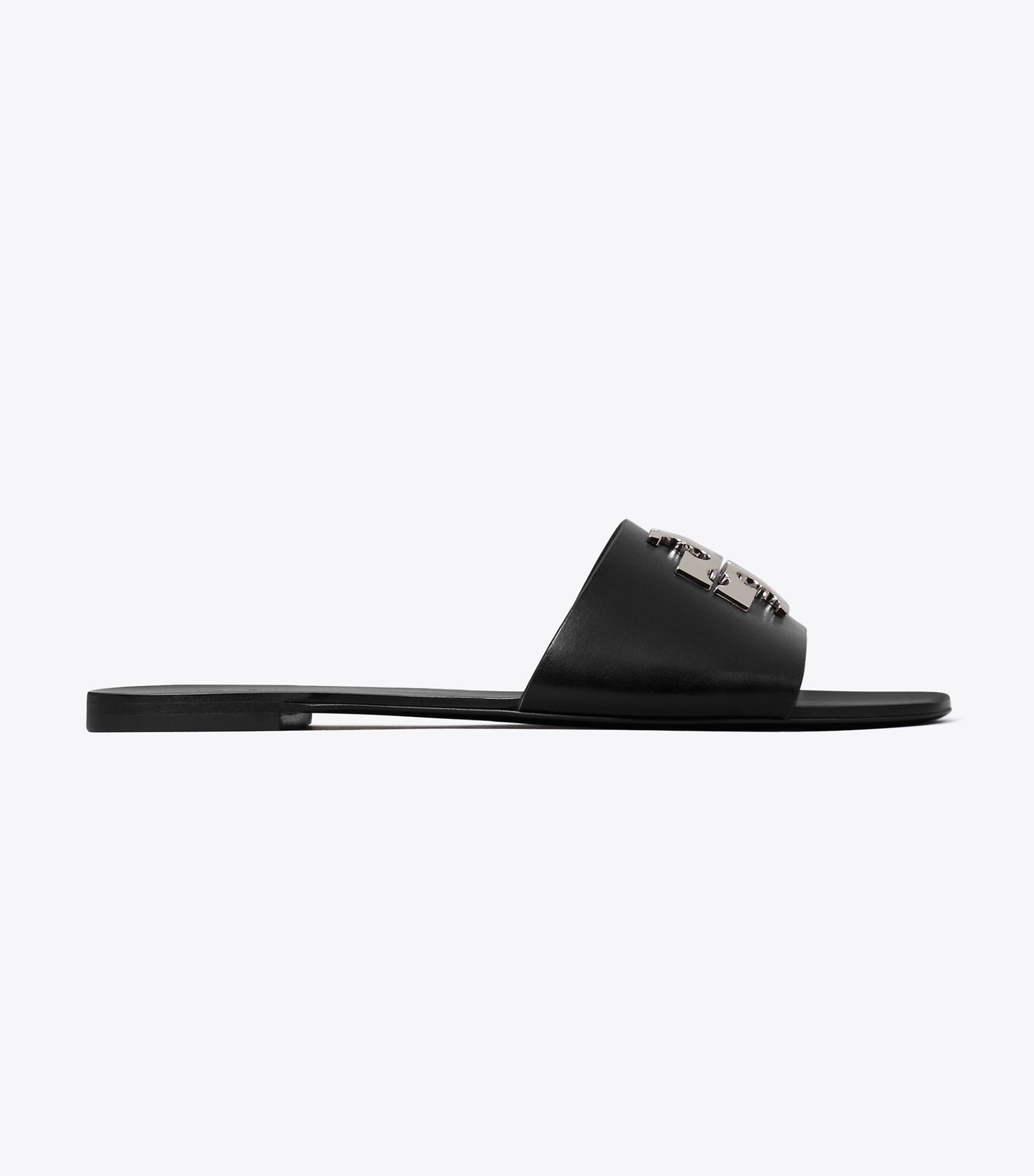Tory Burch Charlie Cuoio Slide - Perfect Black