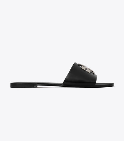 Tory Burch Charlie Cuoio Slide - Perfect Black