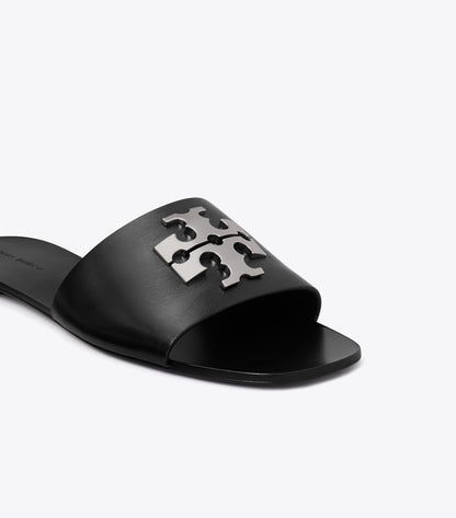 Tory Burch Charlie Cuoio Slide - Perfect Black